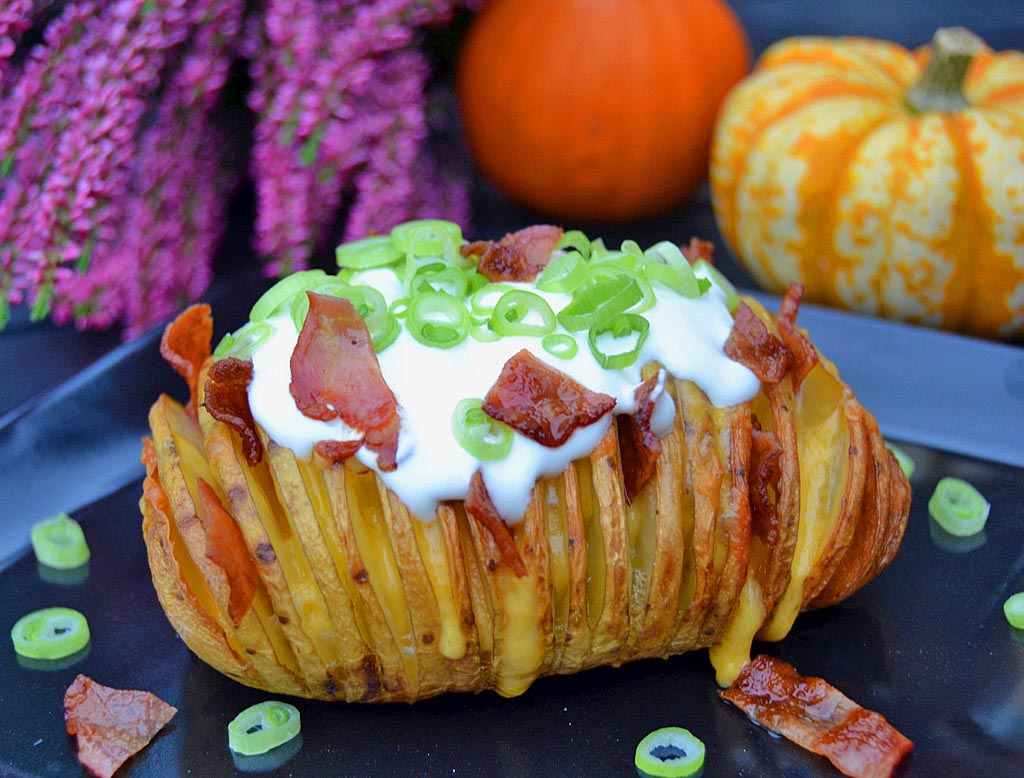 Fully Loaded Hasselback Kartofler I Madenimitliv Dk